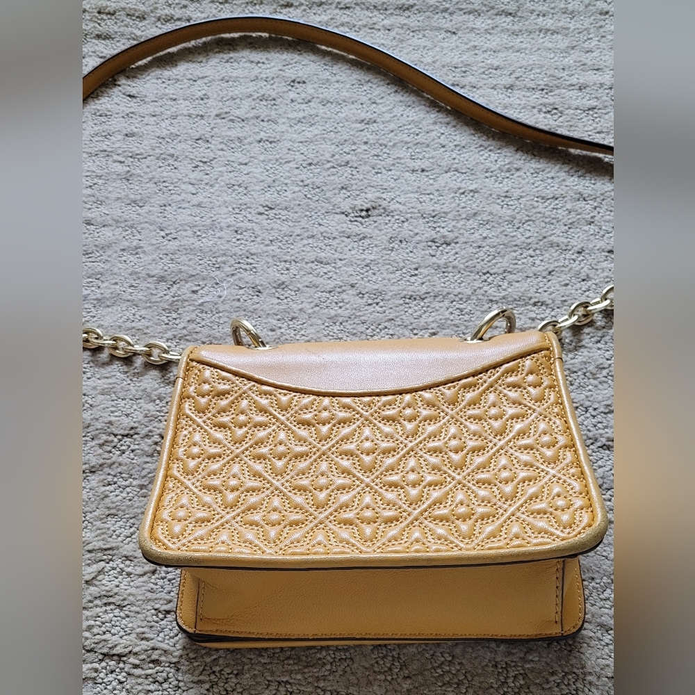 Tory Burch yellow/gold Bryant crossbody purse